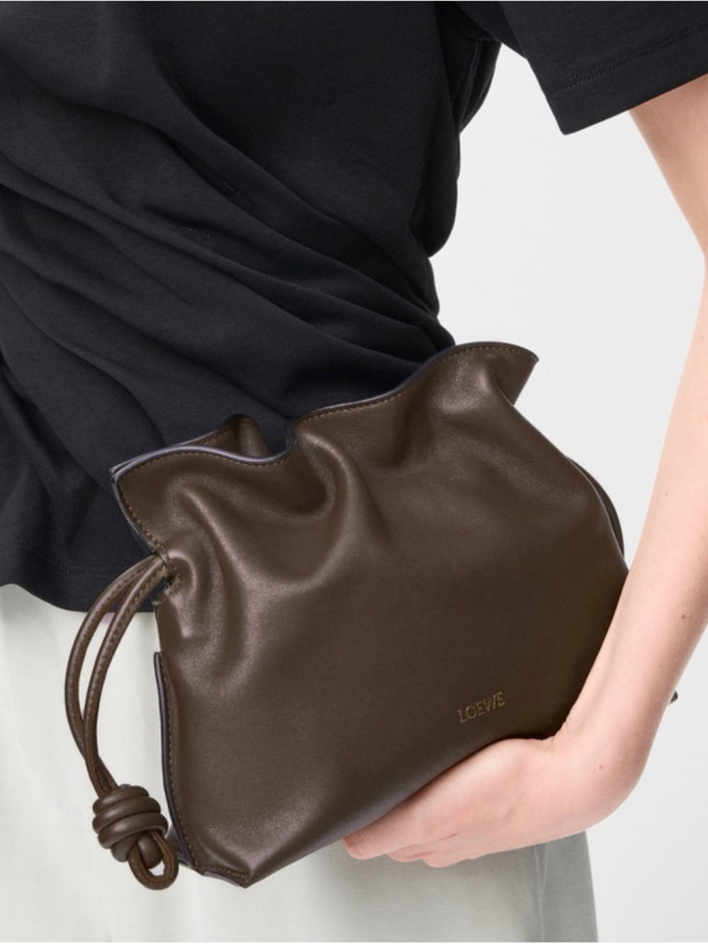 LOEWE Mini Flamenco in nappa calfskin leather - Picture 11 of 17
